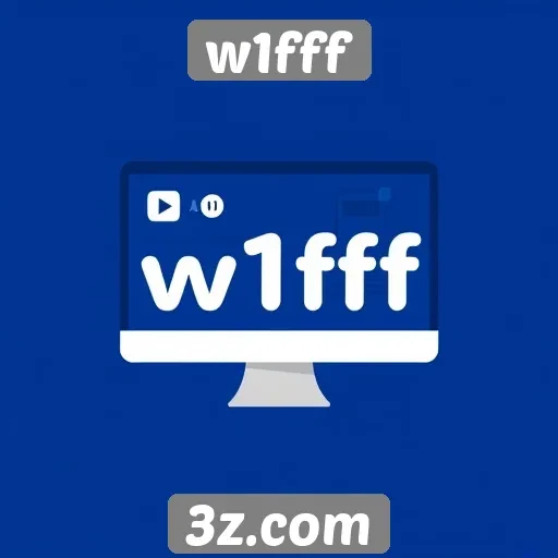 Análise das funcionalidades do site w1fff