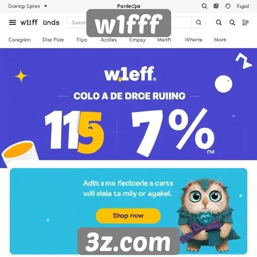 Exploração das promoções do site w1fff